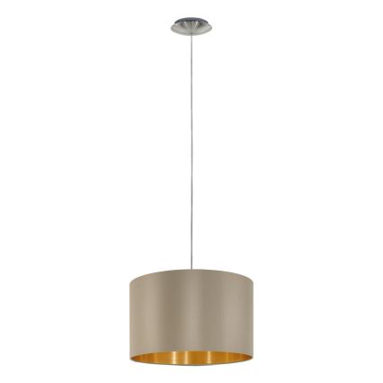 Eglo - Підвісна люстра 1xE27/60W/230V taupe