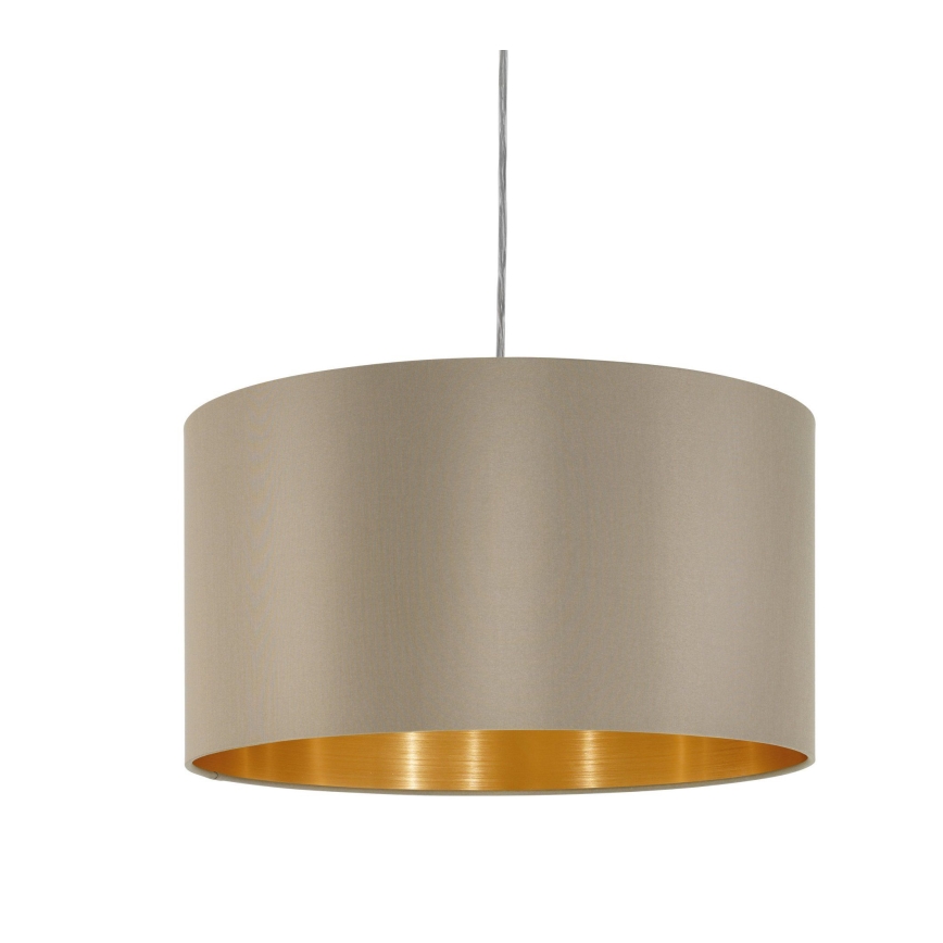Eglo - Підвісна люстра 1xE27/60W/230V taupe