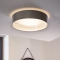 Eglo 31623 - LED стельовий світильник MASERLO LED/16W/230V 3000K Ø 40,5 см сірий/сріблястий