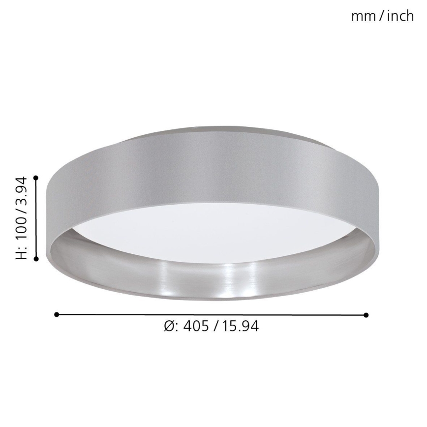 Eglo 31623 - Светодиодный потолочный светильник MASERLO 1xLED/16W/230V