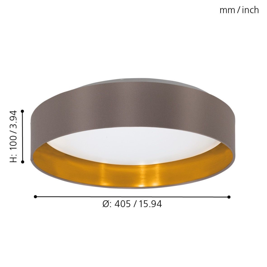Eglo 31625 - Світлодіодний стельовий світильник MASERLO LED SMD/18W/230V