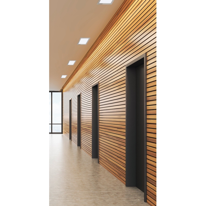 Eglo 31678 - LED вбудований стельовий світильник FUEVA 1 1xLED/18W/230V 22,5x22,5 см