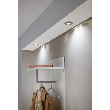 Eglo - НАБОР 3x Светодиодный встроенный светильник TEDO 3xGU10-LED/5W/230V