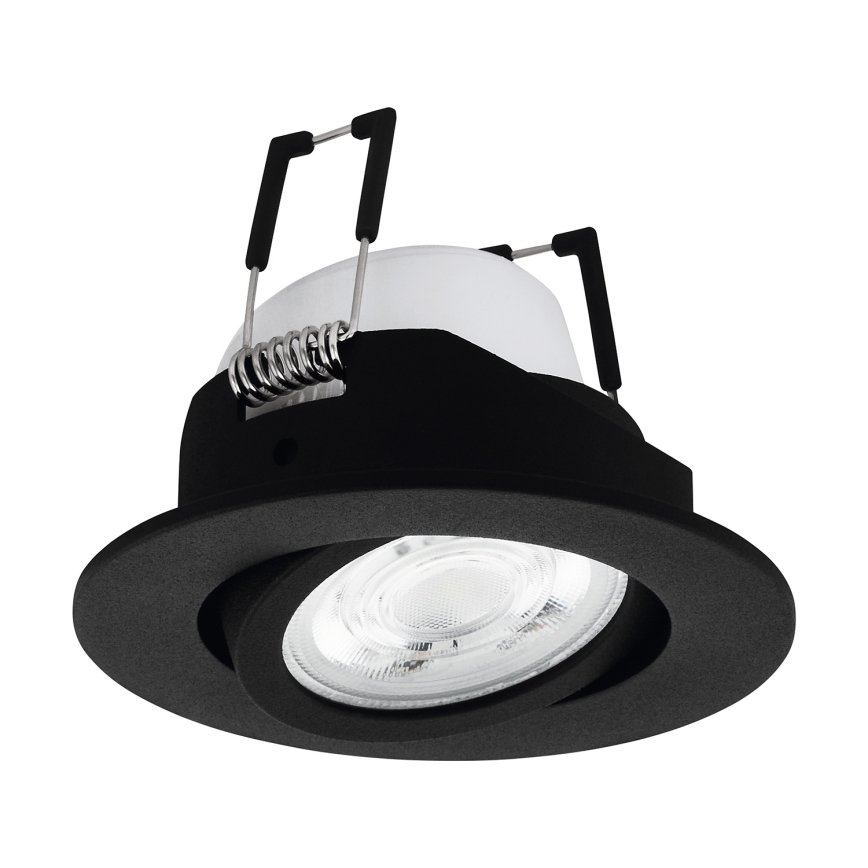 Eglo 31695 - LED RGBW Стельовий вбудований світильник з регулюванням яскравості SALICETO-Z LED/4,7W/230V 2700-6500K чорний