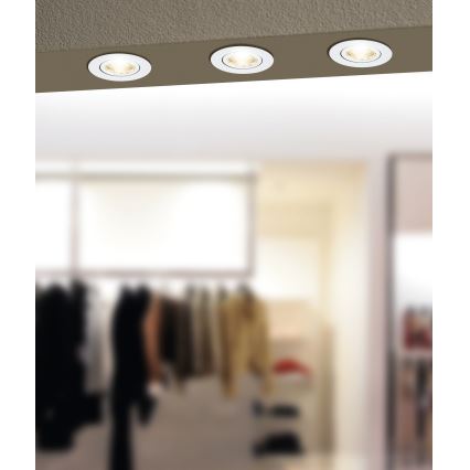 Eglo 31696 - LED RGBW Стельовий вбудований світильник з регулюванням яскравості SALICETO-Z LED/4,7W/230V 2700-6500K білий