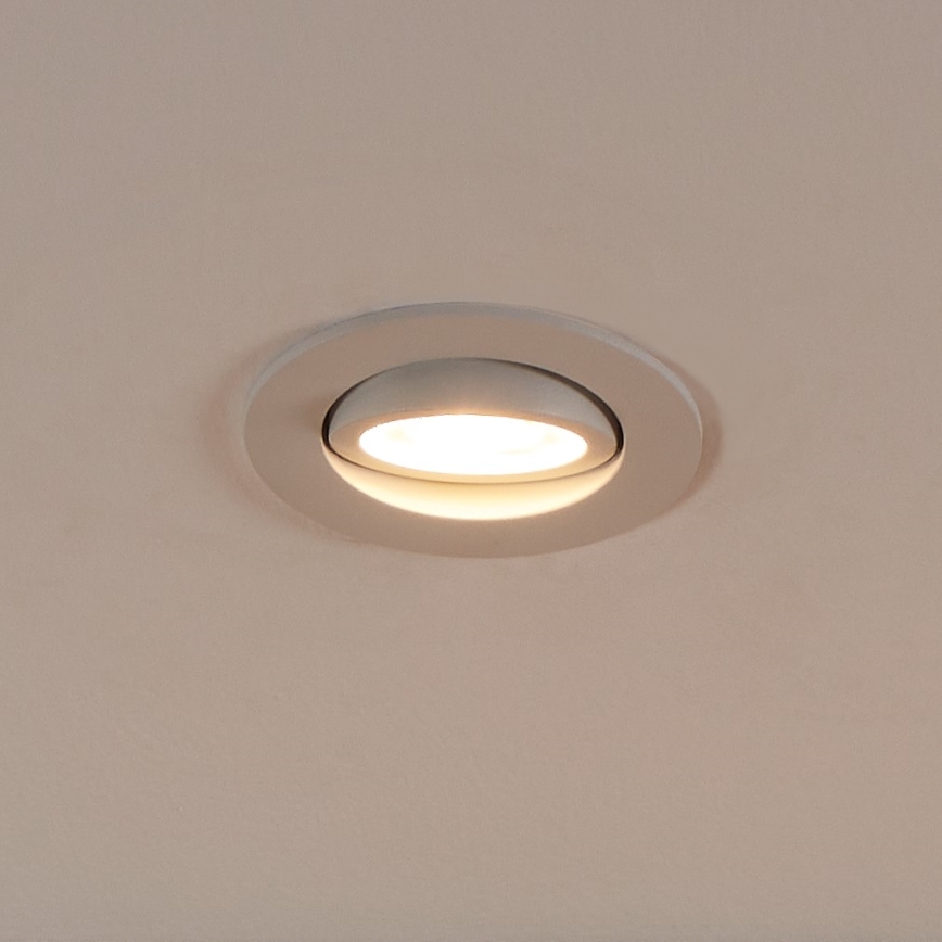 Eglo 31696 - LED RGBW Стельовий вбудований світильник з регулюванням яскравості SALICETO-Z LED/4,7W/230V 2700-6500K білий