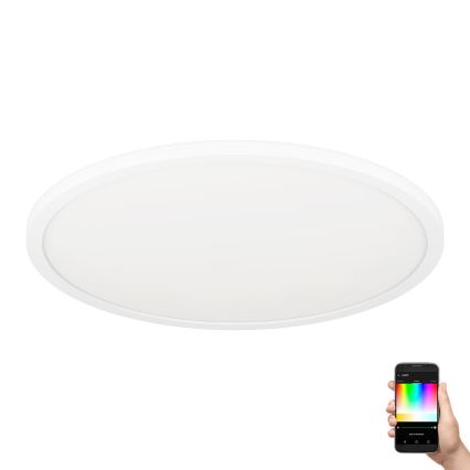 Eglo 31699 - Стельовий RGBW-світильник з регулюванням яскравості ROVITO-Z LED/16,5W/230V 2700-6500K білий