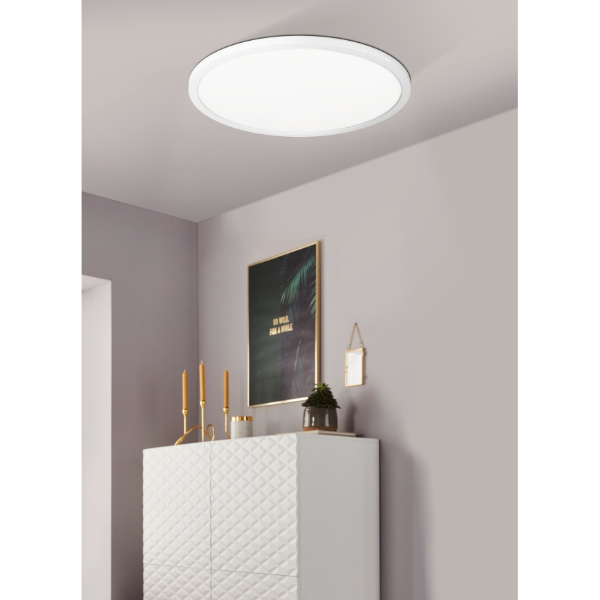 Eglo 31699 - Стельовий RGBW-світильник з регулюванням яскравості ROVITO-Z LED/16,5W/230V 2700-6500K білий