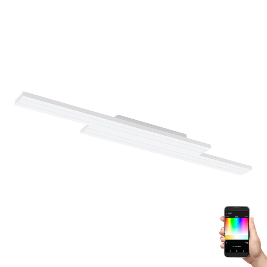 Eglo 31713 - Стельовий RGBW-світильник з регулюванням яскравості SALITERAS-Z LED/20,4W/230V 2700-6500K білий