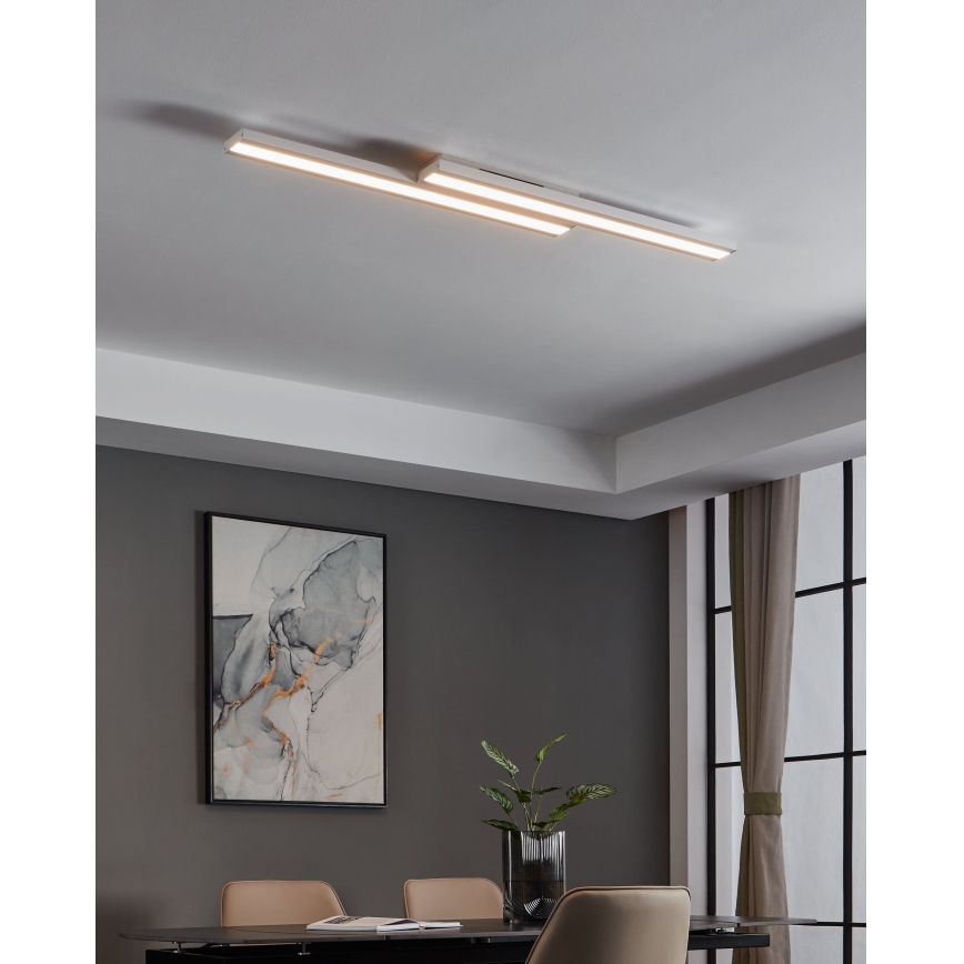 Eglo 31713 - Стельовий RGBW-світильник з регулюванням яскравості SALITERAS-Z LED/20,4W/230V 2700-6500K білий