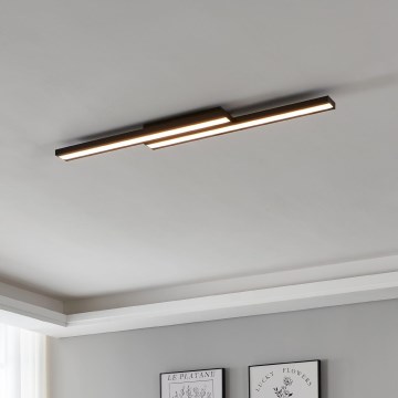 Eglo 31715 - Стельовий RGBW-світильник з регулюванням яскравості SALITERAS-Z LED/20,4W/230V 2700-6500K чорний