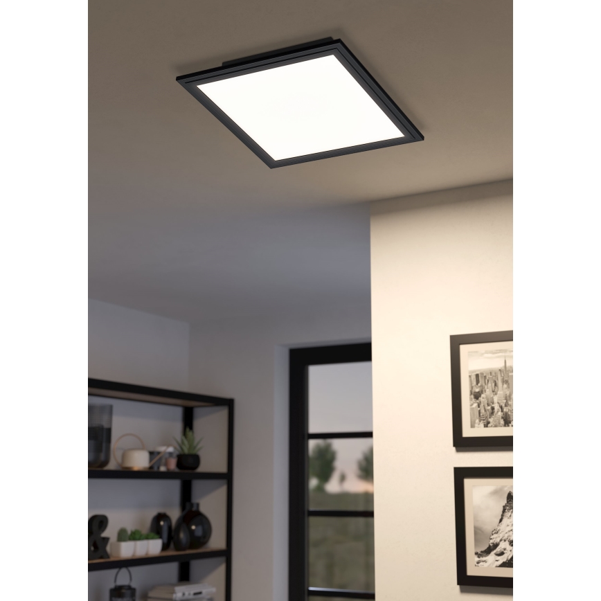 Eglo 31723 - Светодиодный потолочный светильник с регулированием яркости SALOBRENA-Z LED/15,3W/230V 2700-6500K черный
