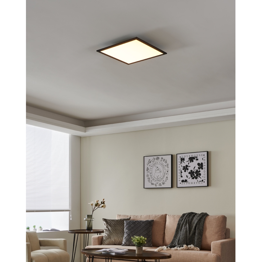 Eglo 31724 - Светодиодный потолочный светильник с регулированием яркости SALOBRENA-Z LED/21,5W/230V 2700-6500K черный