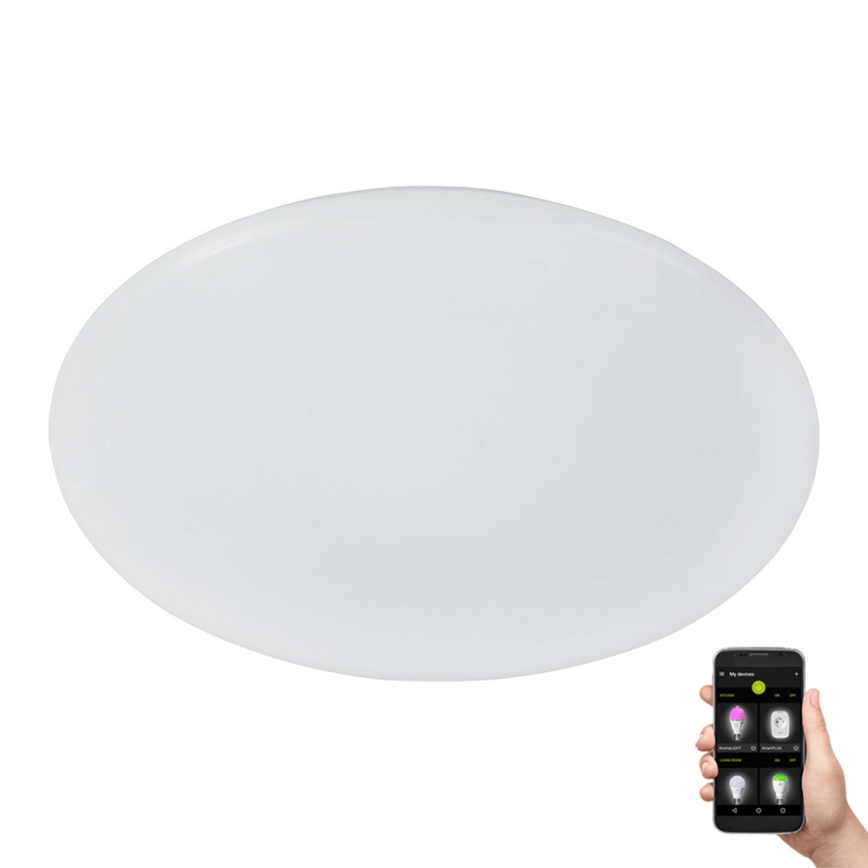 Eglo 31737 - Светодиодный потолочный светильник с регулированием яркости TOTARI-Z LED/19,2W/230V 2700-6500K белый