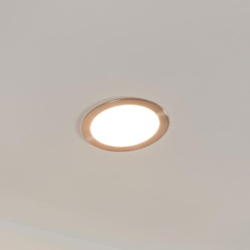 Eglo 31746 - LED димований вбудований стельовий світильник для ванної кімнати FUEVA-Z LED/10,5W/230V 2700-6500K IP44 хром діам. 16,5 см