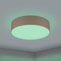 Eglo 31767 - LED RGBW Диммируемый потолочный светильник ROMAO-Z LED/35 Вт/230 В 2700-6500 К, диаметр 57 см, тауп