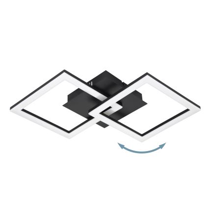 Eglo 31774 - Світильник стельовий світлодіодний димований PARANDAY-Z LED/21,5W/230V 3000-6500K чорний