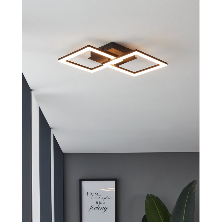 Eglo 31774 - Светодиодный потолочный светильник с регулированием яркости PARANDAY-Z LED/21,5W/230V 3000-6500K черный
