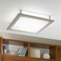 Eglo 31895 - Потолочный светильник AURIGA 4×E14/25Вт/230В 30×30 см матовый хром