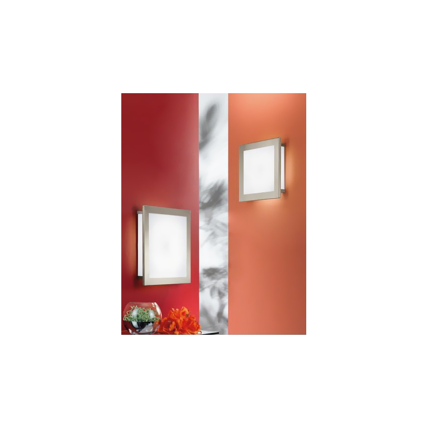 Eglo 31895 - Потолочный светильник AURIGA 4×E14/25Вт/230В 30×30 см матовый хром