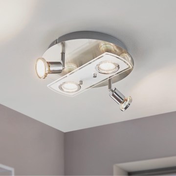 Eglo 32001 - LED-стельовий світильник PAWEDO 1 4xGU10-LED/3W/230V