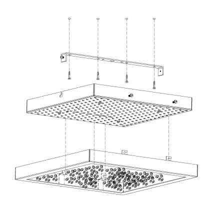 Eglo - Светодиодный потолочный светильник LED/16W/230V