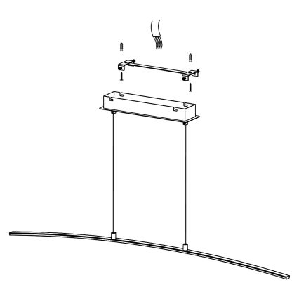 Eglo - Светодиодная люстра LED/14W/230V