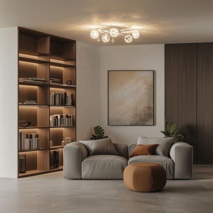 Eglo 32103 - LED накладна люстра VELAGO 5xG9/33W/230V полірований хром