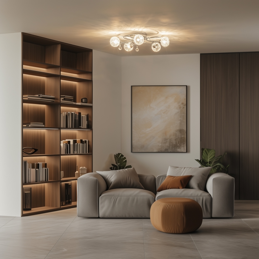 Eglo 32103 - LED накладная люстра VELAGO 5xG9/33W/230V глянцевый хром