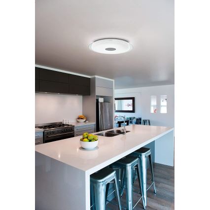 Eglo 32344 - LED RGBW Диммируемый потолочный светильник LANCIANO-C LED/53W/230V 2700-6500K + пульт дистанционного управления