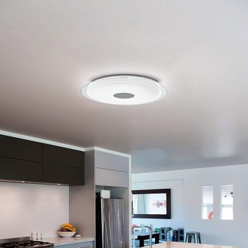 Eglo 32344 - LED RGBW затемнюваний стельовий світильник LANCIANO-C LED/53W/230V 2700-6500K + пульт дистанційного керування