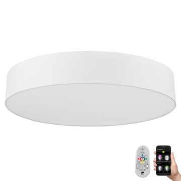 Eglo 32351 - Світильник стельовий світлодіодний RGBW ROMAO-C LED/42W/230V з димером та дистанційним керуванням