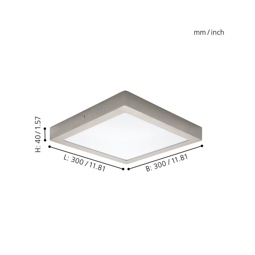 Eglo 32446 - Світлодіодний стельовий світильник FUEVA 1 LED/24W/230V