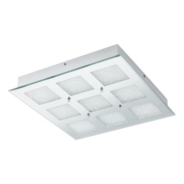 Eglo 32455 - Светодиодный потолочный светильник PALLANTE LED/33W/230V 4000K матовый хром