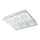 Eglo 32455 - Светодиодный потолочный светильник PALLANTE LED/33W/230V 4000K матовый хром