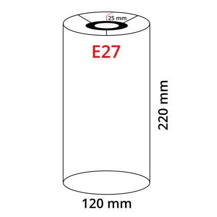 Eglo 32502 - Универсальный абажур TUNJA E27, диаметр 12 см, коричневый