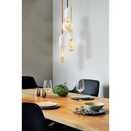 Eglo 32528 - Подвесная люстра YORTH 1xE27/60W/230V