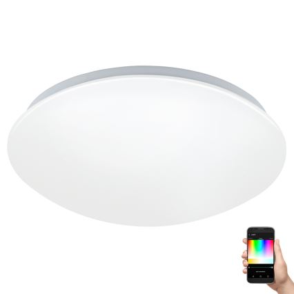 Eglo - LED RGB з регульованою яскравістю Настінний / стельовий світильник GIRON-C LED/17W/230V