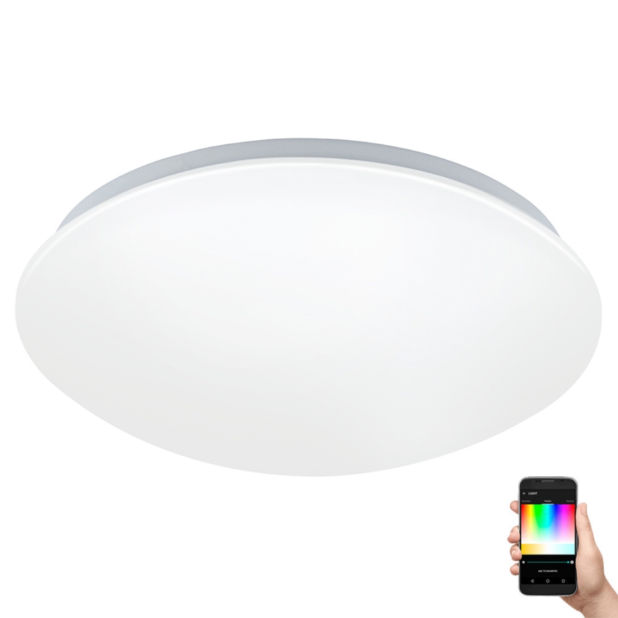 Eglo - LED RGB з регульованою яскравістю Настінний / стельовий світильник GIRON-C LED/17W/230V