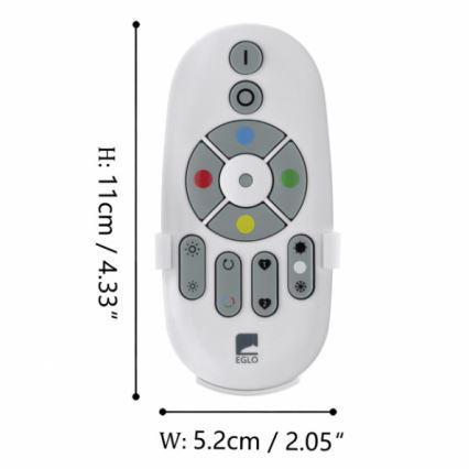 Eglo - Дистанційне керування CONNECT 2xAAA Bluetooth