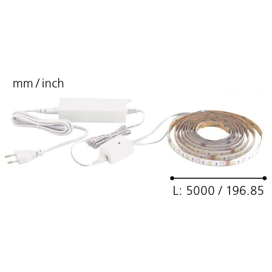 Eglo - Светодиодная RGB-лента 5 м STRIPE-C LED/19W/230V