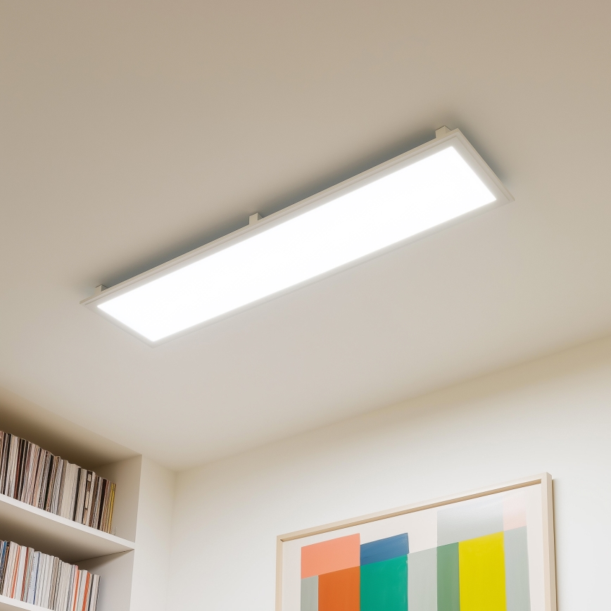 Eglo 32734 - LED RGBW Пристельова/вбудована стельова панель з регулюванням яскравості 2в1 SALOBRENA-C LED/34W/230V білий + пульт дистанційного керування