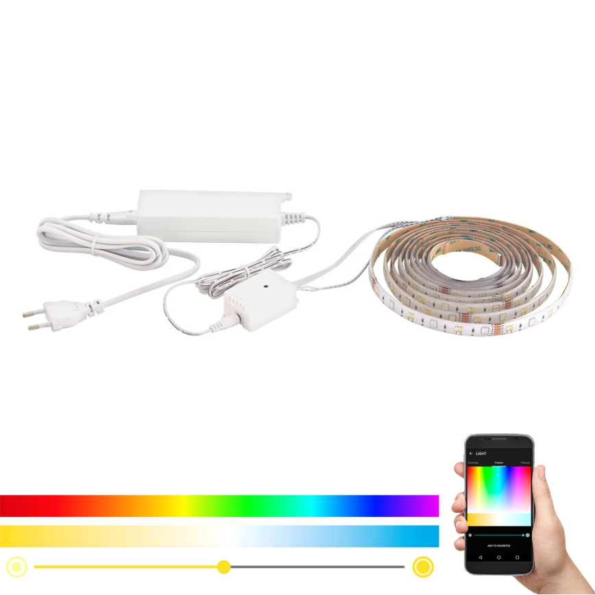 Eglo - RGB Світлодіодна стрічка 3м STRIPE-C LED-RGB/11,4W/230V