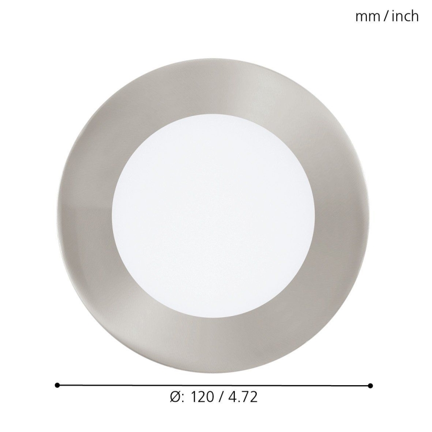 Eglo - Светодиодный RGB встраиваемый светильник с диммером FUEVA-C LED/5,4W/230V