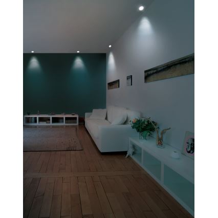 Eglo - Светодиодный встроенный RGB-светильник с регулированием яркости FUEVA-C LED/5,4W/230V