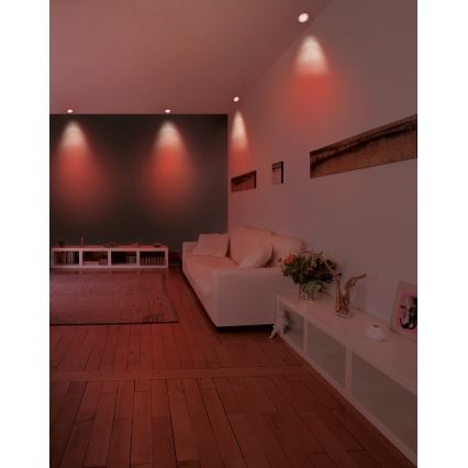 Eglo - Светодиодный встроенный RGB-светильник с регулированием яркости FUEVA-C LED/5,4W/230V