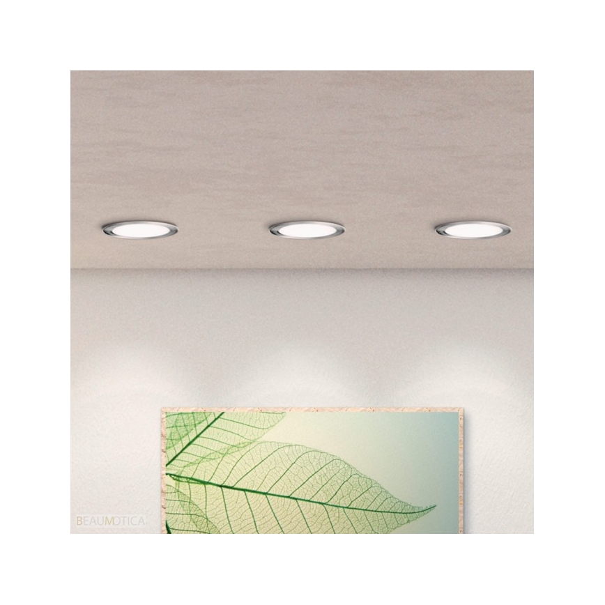 Eglo - RGB‑світлодіодний вбудований світильник з регульованою яскравістю FUEVA-C LED/10,5W/230V, діаметр 17 см