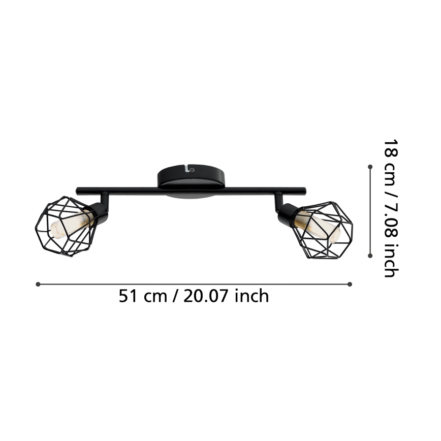 Eglo - Точковий LED світильник 2xG9/3W/230V