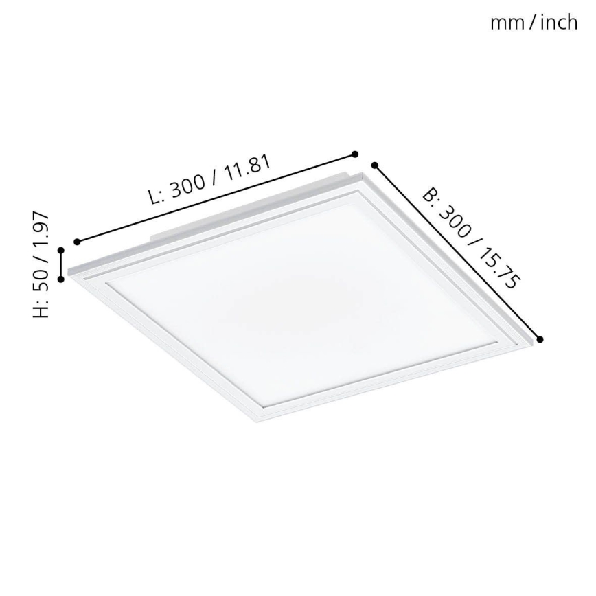 Eglo 32812 - Світлодіодна стельова панель SALOBRENA LED/16W/230V