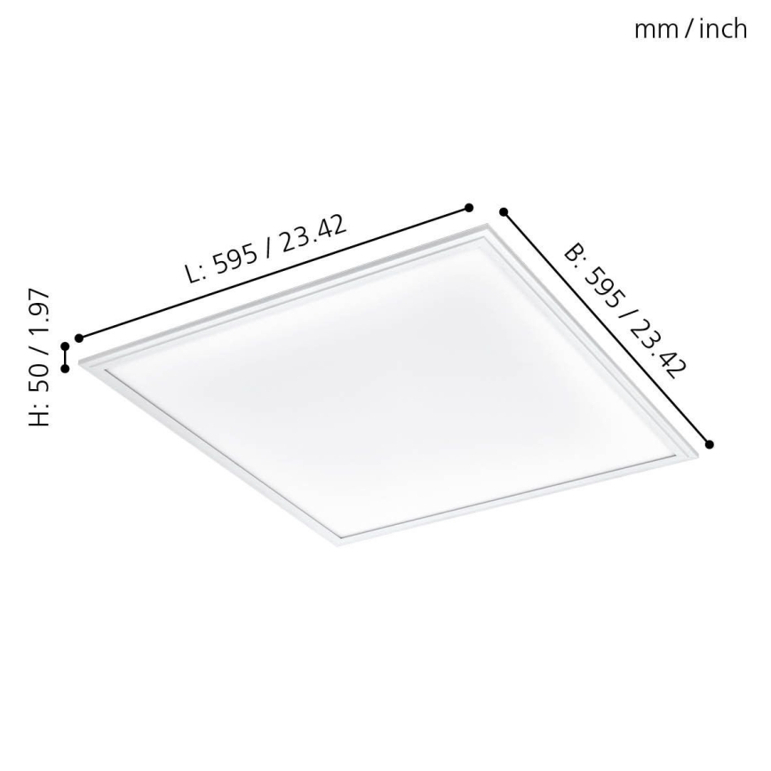 Eglo - Стельовий LED світильник LED/40W/230V
